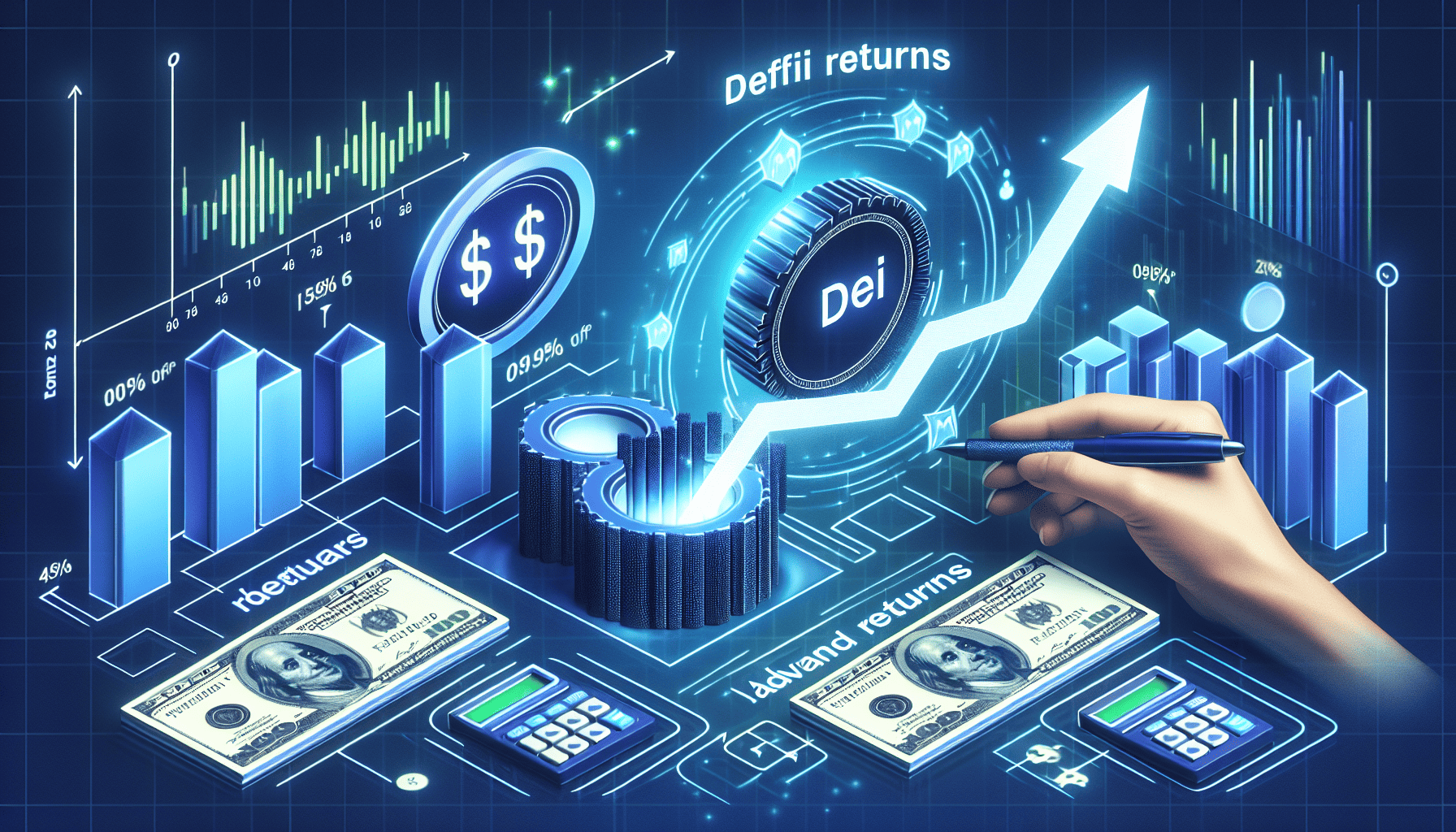 Maximize DeFi returns graph